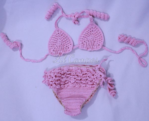 Conjunto Biquini Rosa